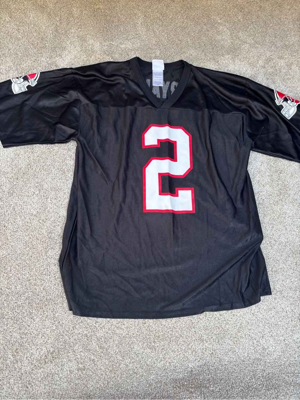 Atlanta Falcons NFL Matt Ryan #2 Black V-Neck Jersey Size LARGE NFL Team Apparel
